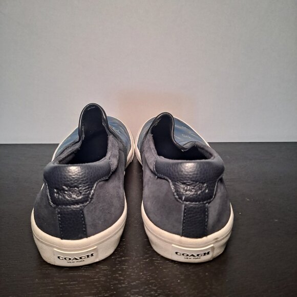 coach blue leather rose shoes - Picture 4 of 6